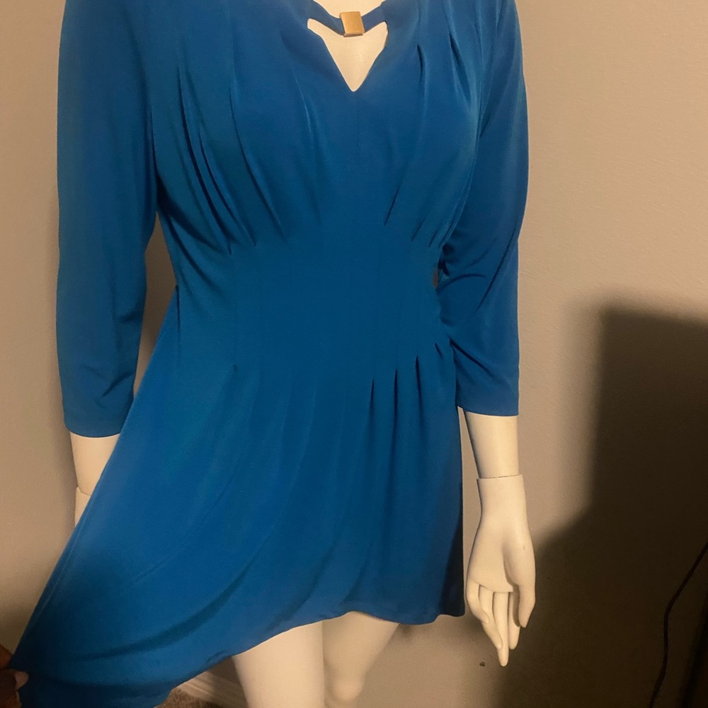 Tahari Royal Blue Blouse